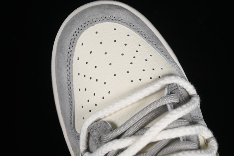 Nike SB Dunk Low LV Collaboration - Beige Grey Strap Pig Suede Anniversary High-End Custom Low-Top Casual Sneakers - SJ2068-237