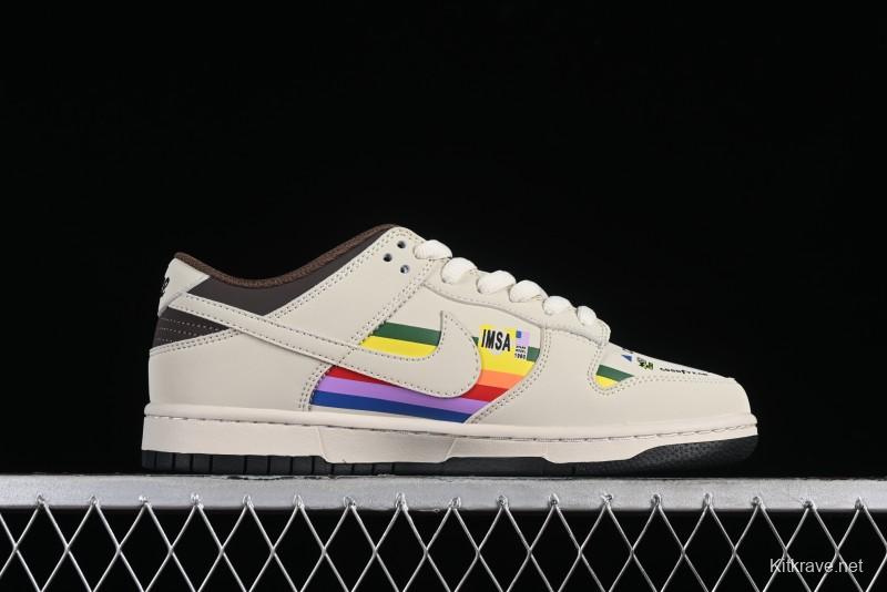 Nike SB Dunk Low Apple Colorway Low-Top Casual Skateboarding Shoes - MU0232-368