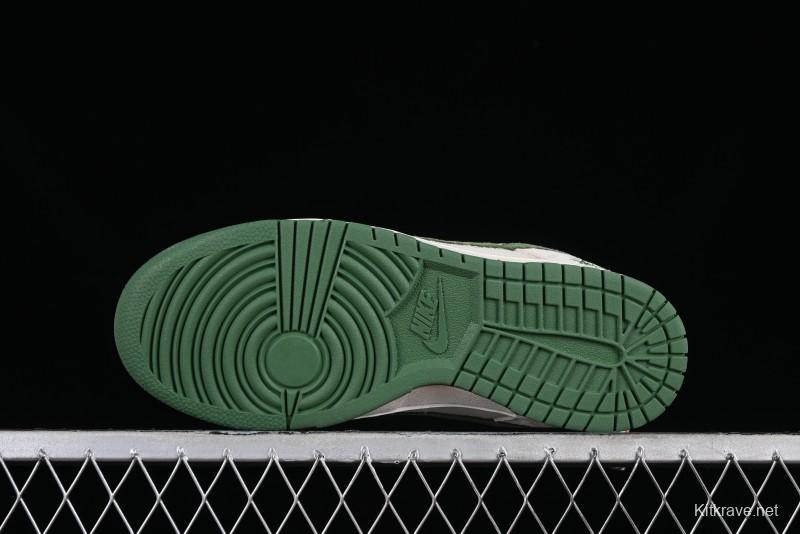 Stussy x Nike SB Dunk Low Retro Premium Casual Sneakers - DQ1098-340