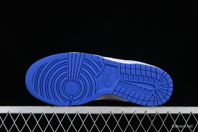 Nike Dunk Low Winter is Here Minimalist White Blue SB Lace-Up Low-Top Casual Skate Shoes - DV0831-104