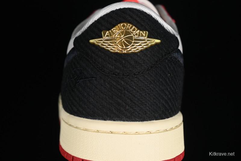 Nike Trophy Room x Jordan 1 Low OG "Away" Casual Sneakers - FN0432-100