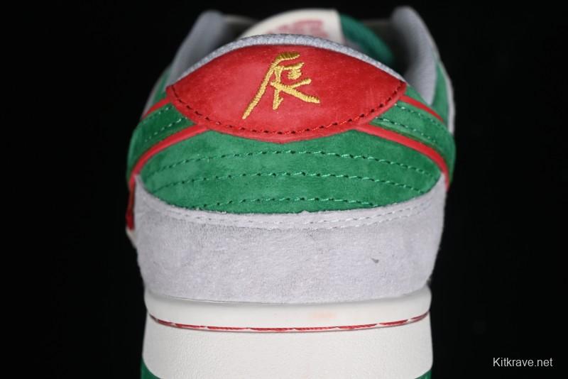 Nike SB Dunk Low Chinese New Year Limited - Azure Dragon Anniversary High-End Custom Low-Top Casual Skate Shoes - CR8033-505