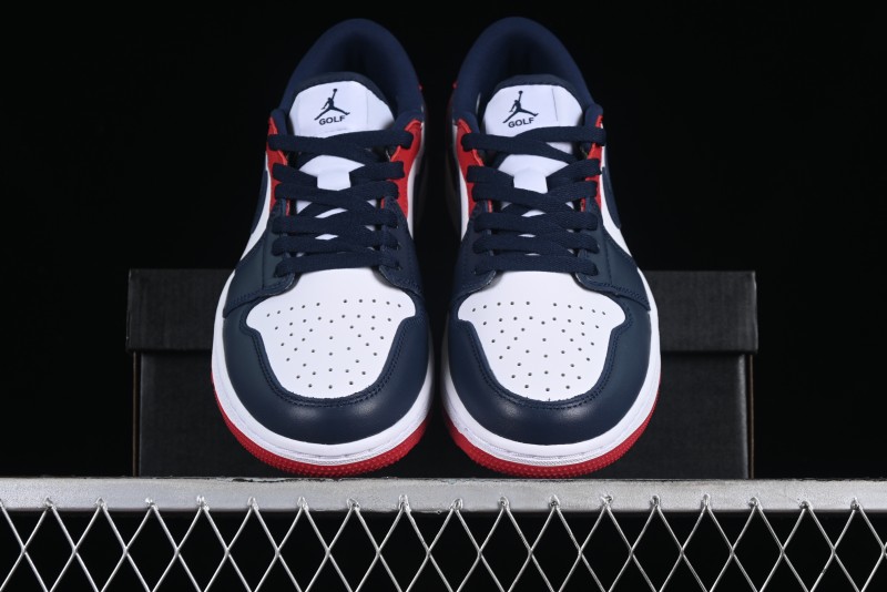 Nike Air Jordan 1 Low Golf Shoes Black Toe - DD9315-113