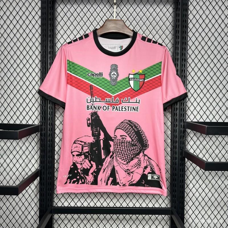 2024/25 CD Palestino Pink Graffiti Jersey