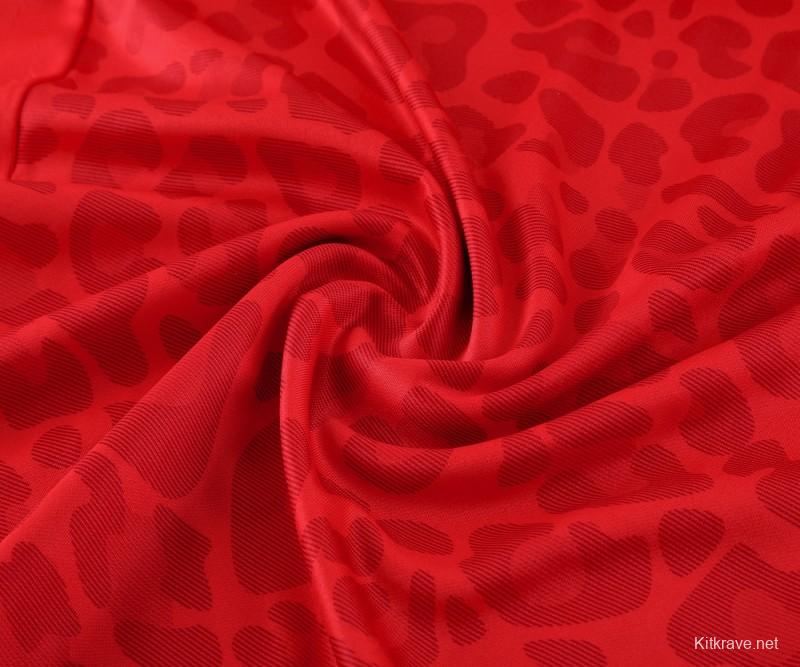 2024 Adidas Red Half Zipper Jacket+Long Pants