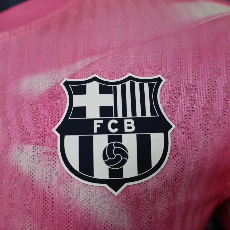 25/26 Player Version Barcelona 125th Anniversary Pink Special Edition Jersey