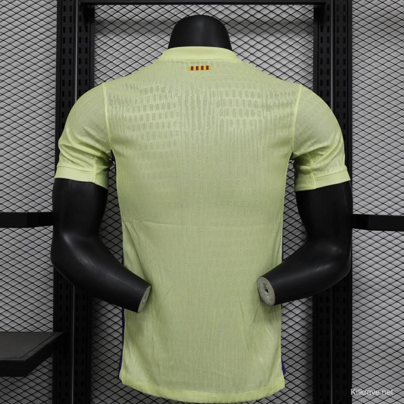25/26 Player Version Barcelona 125th Anniversary Special Edition Light Green Jersey