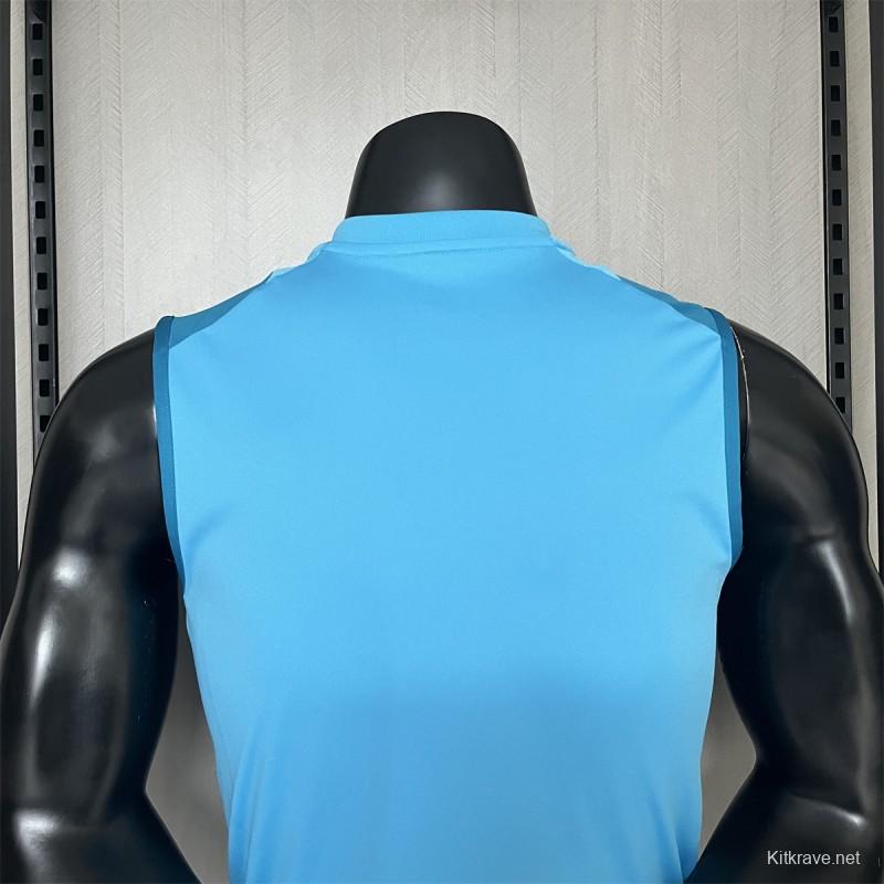 25/26 Flamengo Training Jersey Wear Light Blue Vest Jersey S-XXXXL