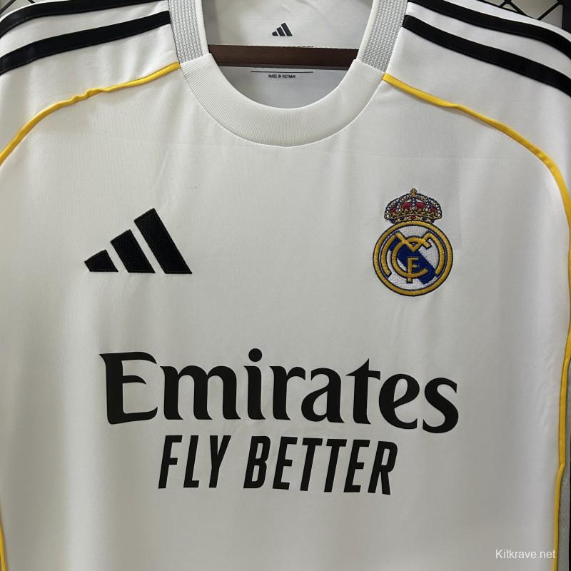 25/26 Real Madrid Home Jersey