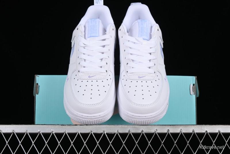 Nike Air Force 1 '07 Low Hazy Purple Casual Sneakers with Full-Length Air Solo Cushion - FB8971-800