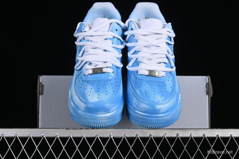 Nike Air Force 1 '07 Low Tie-Dye Blue Casual Sneakers - YY2024-929