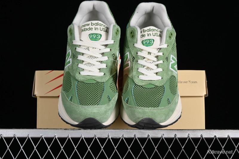 New Balance Made In USA M993 Series Classic Retro Running Shoes - U993GW