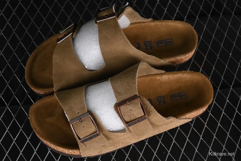 Birkenstock Birkenstock Sandals Series Soft Suede Leather with Lambswool Insole and Cork Midsole - G.D4