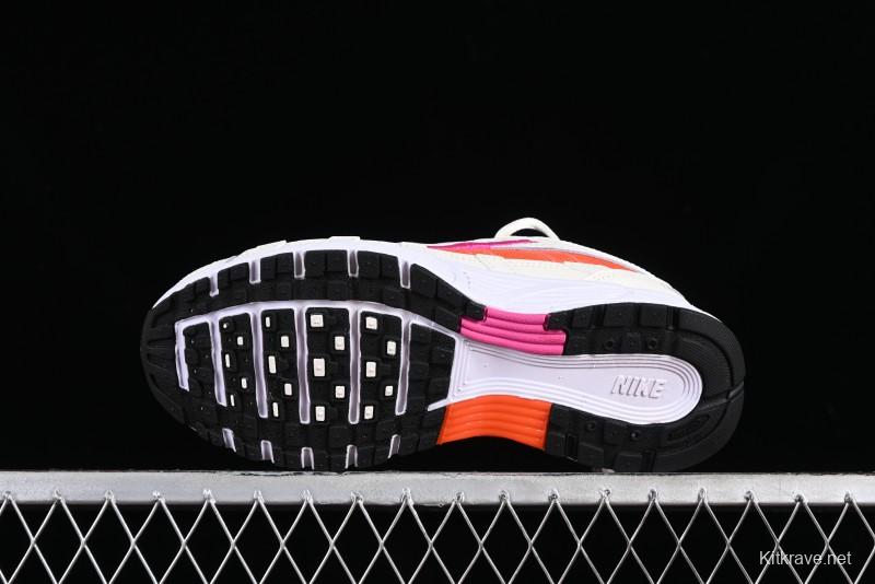Nike P-6000 Retro Casual Sneakers Dad Shoes with Layered Design and Lightweight Body - CW1351-100