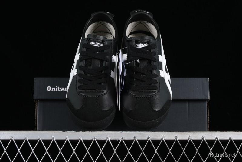 Onitsuka Tiger Mexico 66 Low-Top Leather Sneakers for Casual Running - 1183C102-001