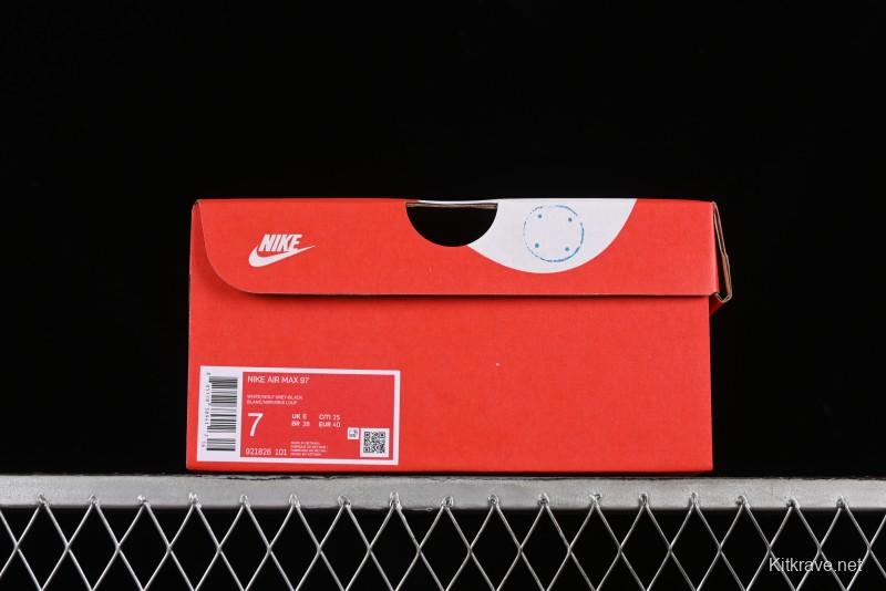 Nike Air Max 97 Custom Full-Sole Air Cushion Retro Bullet Running Shoes - 921826-101