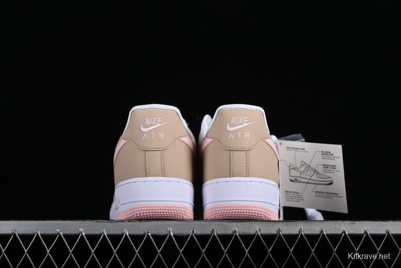 Nike Air Force 1 '07 Low Casual Sneakers with Full-Length Air Cushion - 845053-201