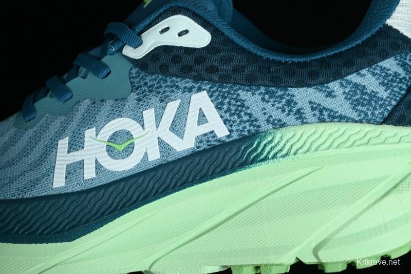 Hoka One One Challenger ATR 7 Low Trail Running Shoes with Enhanced Cushioning and Breathable Mesh - 1134498 OMLG