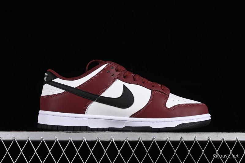 Nike Dunk Low SB Wine Red Black Low-Top Skateboarding Shoes - FJ4616-600