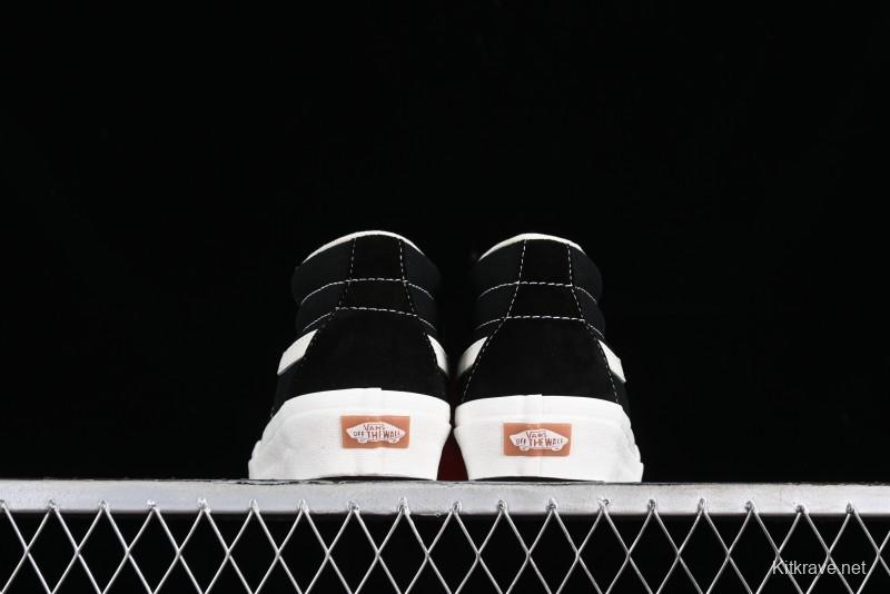 Vans SK8-Hi VR3 Eco-Friendly Black & White Mid-Top Classic Casual Canvas Shoes - VN0A4UWIVNE