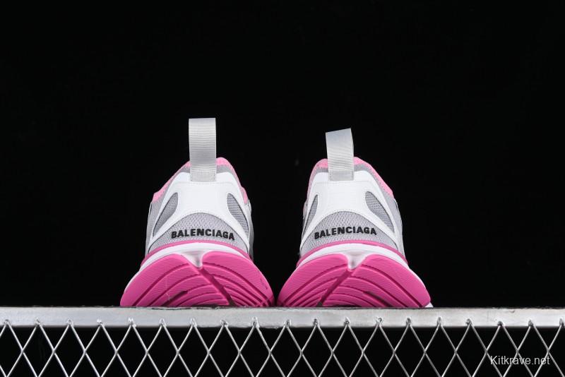 Balenciaga Circuit Lightweight Distressed Print Round-Toe Fashion Casual Shoes - WFLGY1950