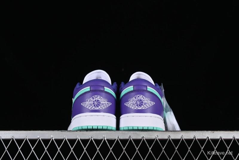Nike Air Jordan 1 Low AJ1 Charlotte Hornets Lifestyle Casual Sneakers - HJ9013-550