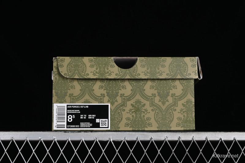 Nike SB Dunk Low Gucci Collaboration - Smoke Grey Anniversary Custom Low-Top Casual Sneakers - CF3688-003