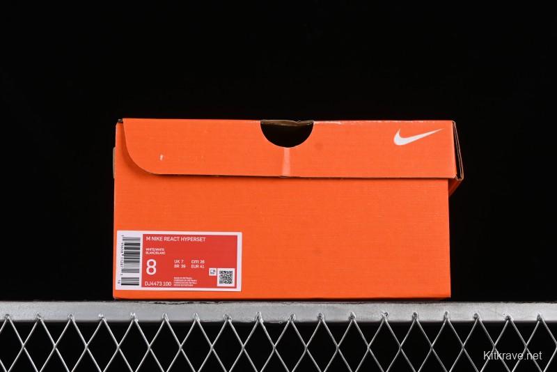 Nike HyperSet Lightweight Low-Top Training Basketball Shoes with React Foam and Flywire - DJ4473-100