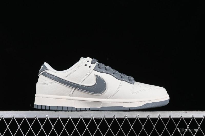 Nike SB Dunk Low Supreme Stone Island Collaboration - Beige Grey Starry Sky Anniversary High-End Custom Low-Top Casual Skate Shoes - BB9866-002