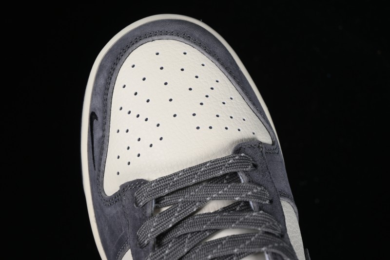 Nike SB Dunk Low Lightning Collaboration - Off White Navy Blue Small Blue Swoosh Anniversary High-End Custom Low-Top Casual Sneakers - XD1688-032