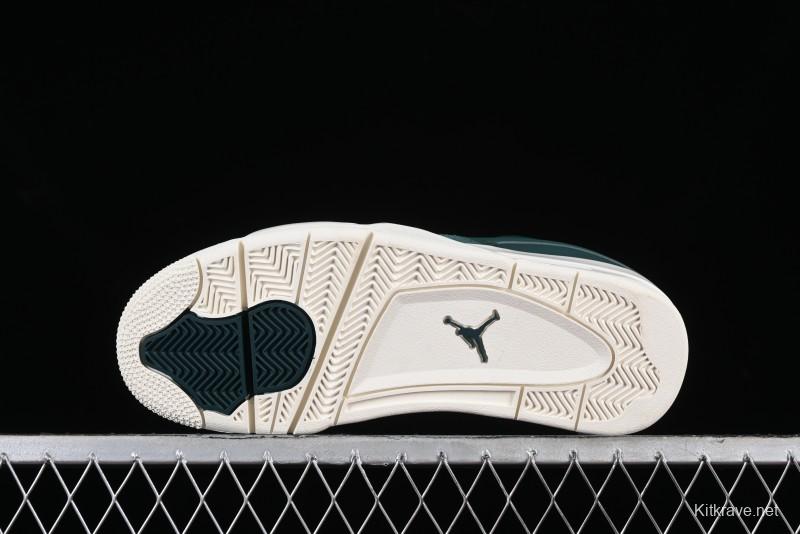 Nike Air Jordan 4 Remastered Military Green Retro Sneakers - FQ7940-300