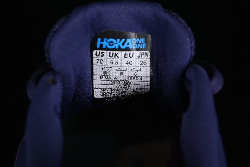 Hoka One One Mafate Speed 4 Low-Cut Professional Trail Running Shoes - 1129930 NSOF