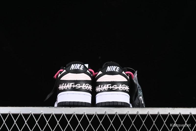 Nike Dunk Low SB Raspberry Mousse Pink Strap Casual Skate Shoes - CW1590-100