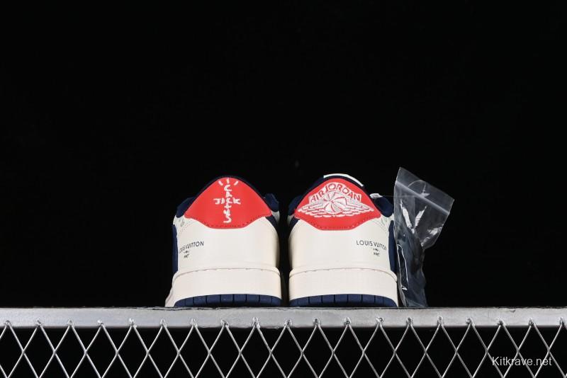 Nike Air Jordan 1 Low OG SP Travis Scott x Fragment Design Collaboration Sneakers - LJ5188-002