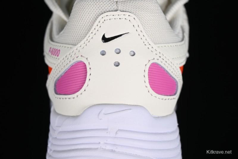 Nike P-6000 Retro Casual Sneakers Dad Shoes with Layered Design and Lightweight Body - CW1351-100