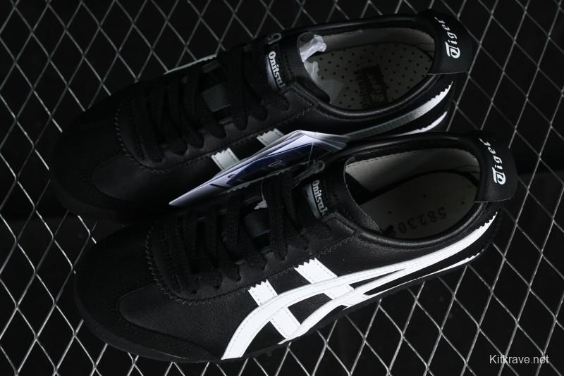 Onitsuka Tiger Mexico 66 Low-Top Leather Sneakers for Casual Running - 1183C102-001