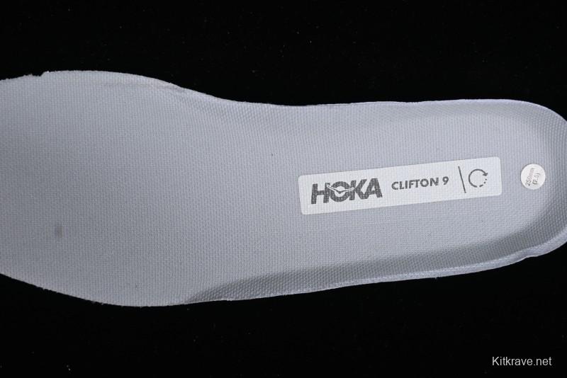 HOKA ONE ONE Bondi 8 Functional Cushioned Running Shoes with Soft EVA Midsole - 1127952 WWH