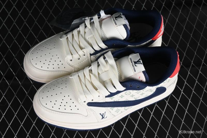 Nike Air Jordan 1 Low OG SP Travis Scott x Fragment Design Collaboration Sneakers - LJ5188-002
