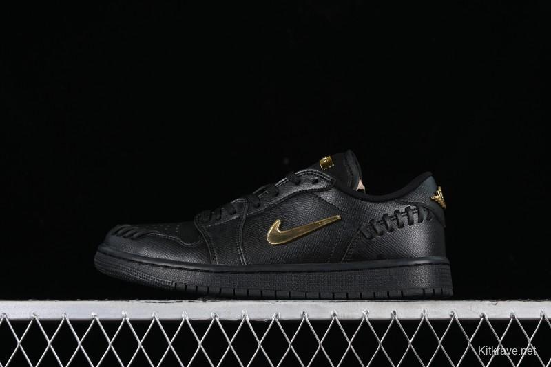 Nike Air Jordan 1 Low "Method of Make" Casual Sneakers with Woven Design - FN5032-007