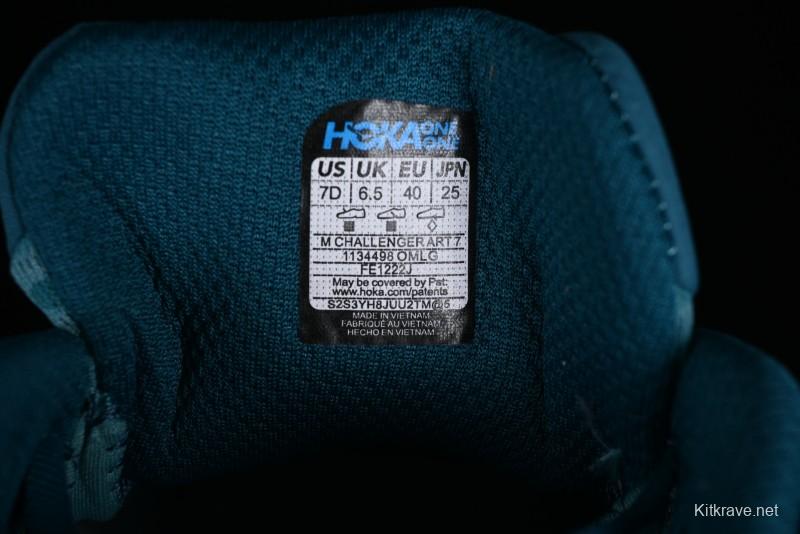 Hoka One One Challenger ATR 7 Low Trail Running Shoes with Enhanced Cushioning and Breathable Mesh - 1134498 OMLG