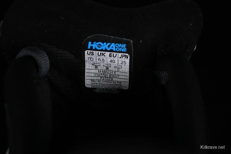 HOKA ONE ONE MACH 6 Flagship Racing Shoes with Carbon Plate Technology and Asymmetric Design - 1147790 BWHT