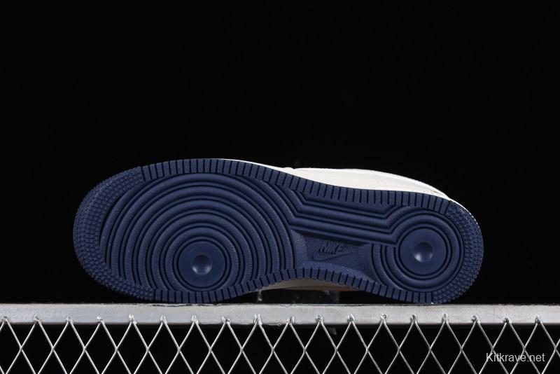 Nike Air Force 1 '07 Low LV Collaboration - Off White Double Swoosh Casual Sneakers - XZ6188-002