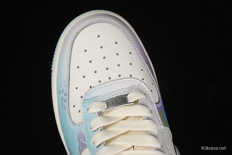 Nike Air Force 1 '07 Low Casual Sneakers "Crystal Dragon Palace" - DB3301-303