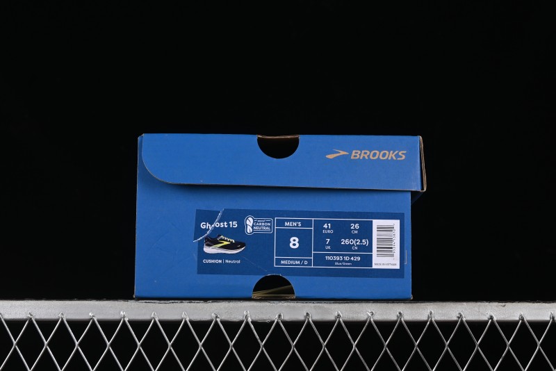 Brooks Ghost 15 Low-Cut Breathable Cushioned Support Running Shoes - 1103931D429