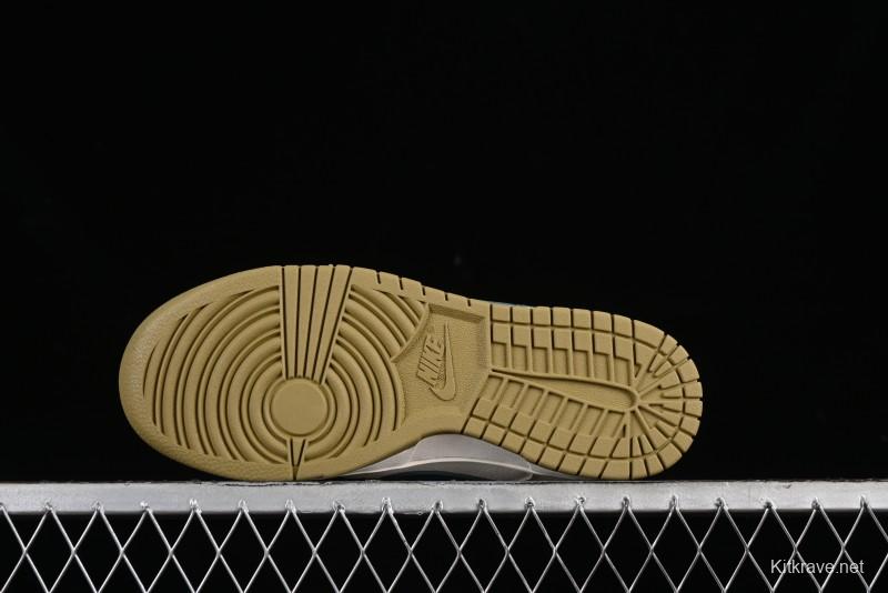 Nike SB Dunk Low Bape Collaboration - Beige Blue Anniversary Custom Low-Top Casual Sneakers CF3688-011