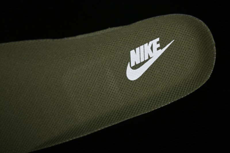 Nike Air Force 1 '07 Low Gucci Collaboration - Beige Green Linen Casual Sneakers - XZ3398-588