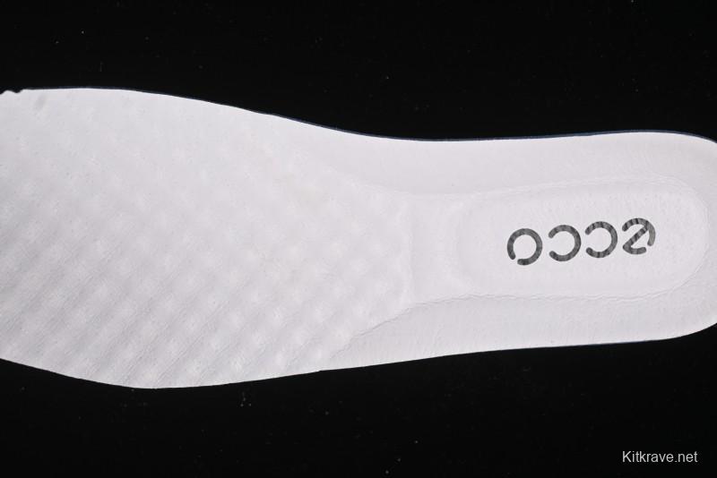 ECCO 2024 New Fashion Simple Versatile Genuine Leather White Sneakers - 61881301001