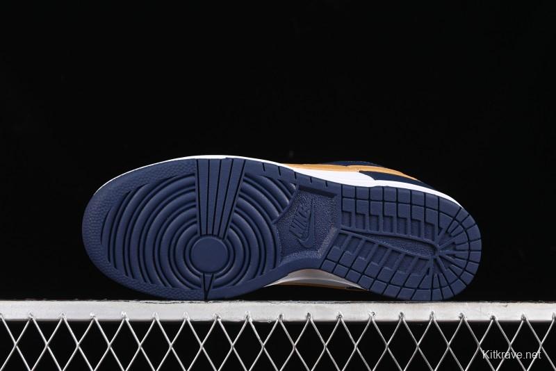 Nike Dunk Low SB Skateboarding Shoes in Black/White/Gold Colorway - FB9109-111