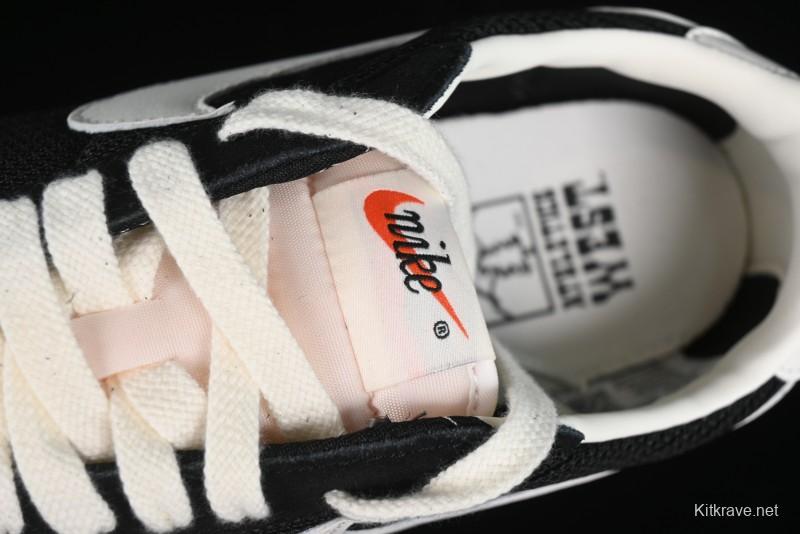 Nike Stussy Roshe Run LD-1000 Comfortable Versatile Non-Slip Durable Waffle Low-Top Casual Running Shoes - HM0950-001