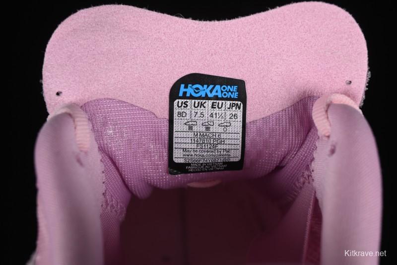 HOKA ONE ONE MACH 6 Flagship Racing Shoes with Carbon Plate Technology and Asymmetric Design - 1147810 PGH